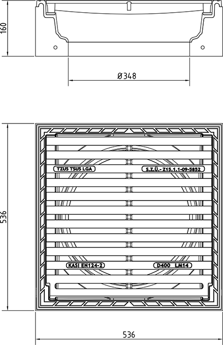 Mříž KMA14