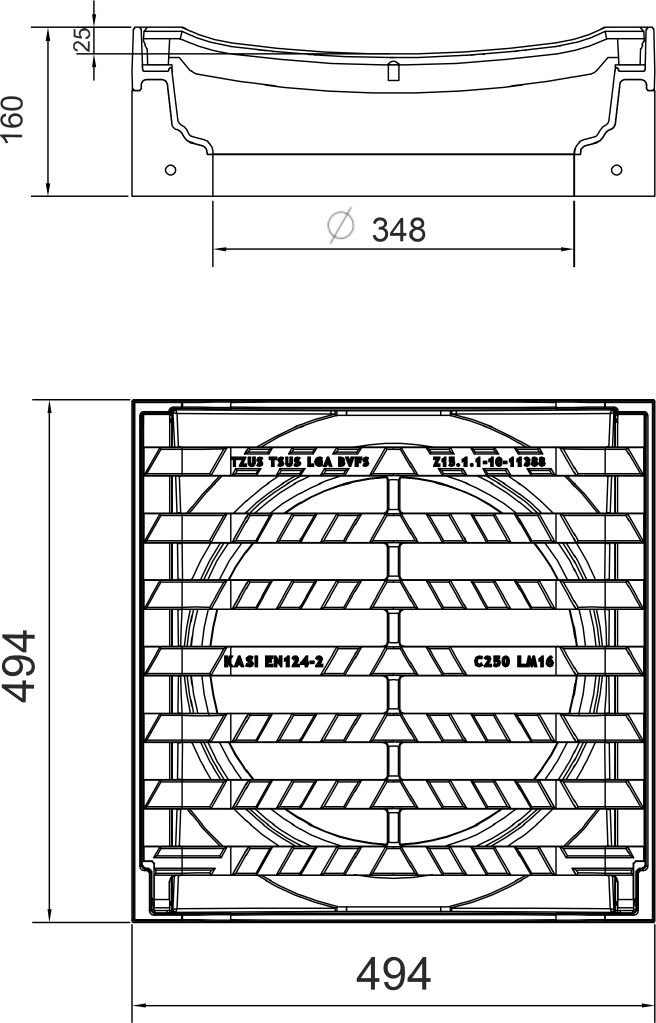 Mříž KM16