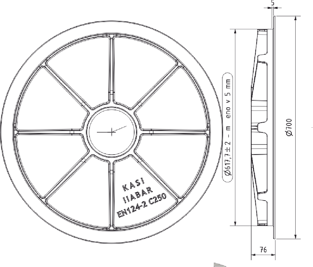 IIABAR - provizorní poklop