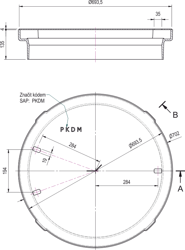 PKDM - montážní pomůcka bednění