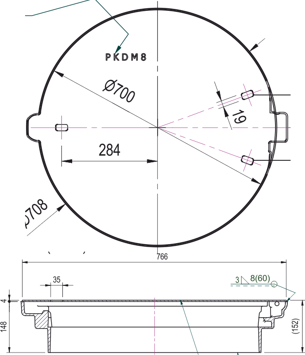 PKDM9 - montážní pomůcka bednění