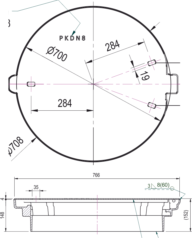 PKDN9 - montážní pomůcka bednění
