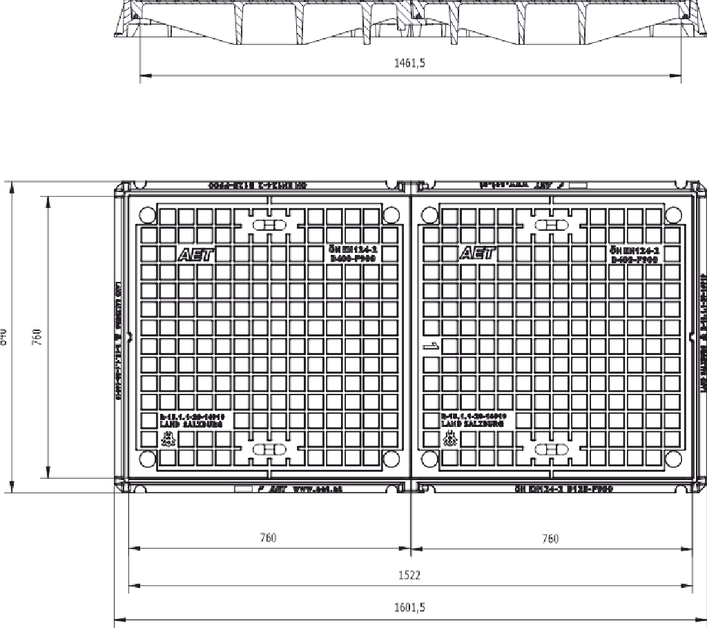 Poklop WGSK14070-400V
